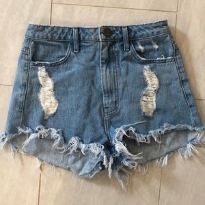 Show me your mumu denim shorts